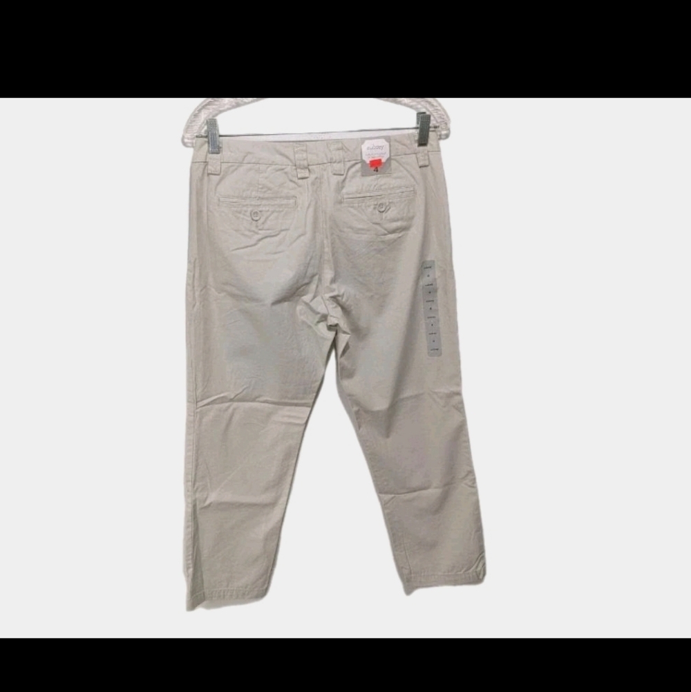 NWT Gap Aubrey Dress Pants Chino 4 Beige Preppy Classic